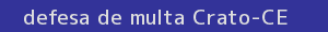 defesa/recurso de multa crato