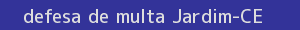 defesa/recurso de multa jardim