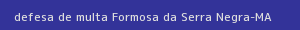 defesa/recurso de multa formosa da serra negra