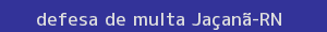 defesa/recurso de multa jaçanã