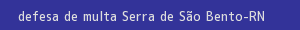 defesa/recurso de multa serra de são bento