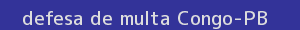 defesa/recurso de multa congo