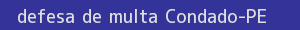 defesa/recurso de multa condado