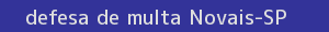 defesa/recurso de multa novais