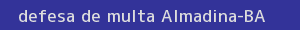 defesa/recurso de multa almadina