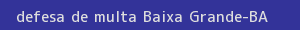 defesa/recurso de multa baixa grande