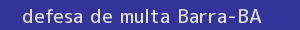 defesa/recurso de multa barra
