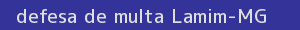 defesa/recurso de multa lamim