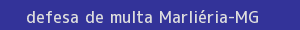 defesa/recurso de multa marliéria