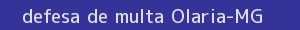 defesa/recurso de multa olaria
