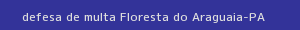 defesa/recurso de multa floresta do araguaia