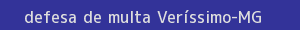 defesa/recurso de multa veríssimo