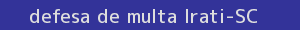 defesa/recurso de multa irati