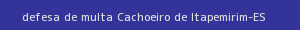 defesa/recurso de multa cachoeiro de itapemirim