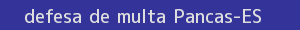 defesa/recurso de multa pancas