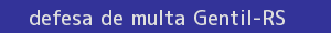defesa/recurso de multa gentil