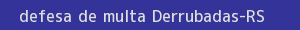 defesa/recurso de multa derrubadas