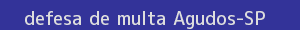 defesa/recurso de multa agudos