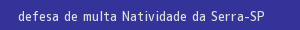 defesa/recurso de multa natividade da serra