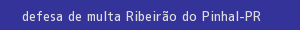 defesa/recurso de multa ribeirão do pinhal