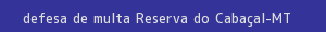 defesa/recurso de multa reserva do cabaçal
