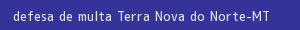 defesa/recurso de multa terra nova do norte