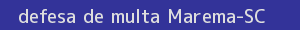 defesa/recurso de multa marema